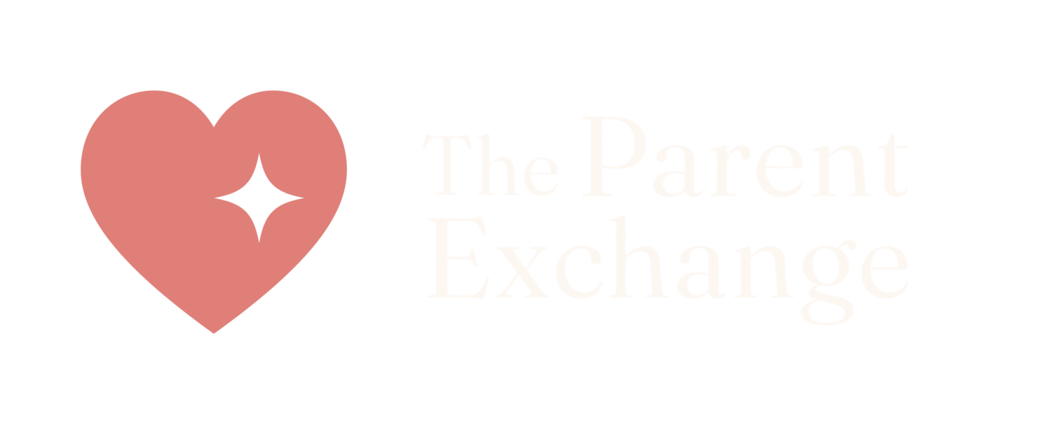 Lockup — dark mode — The Parent Exchange